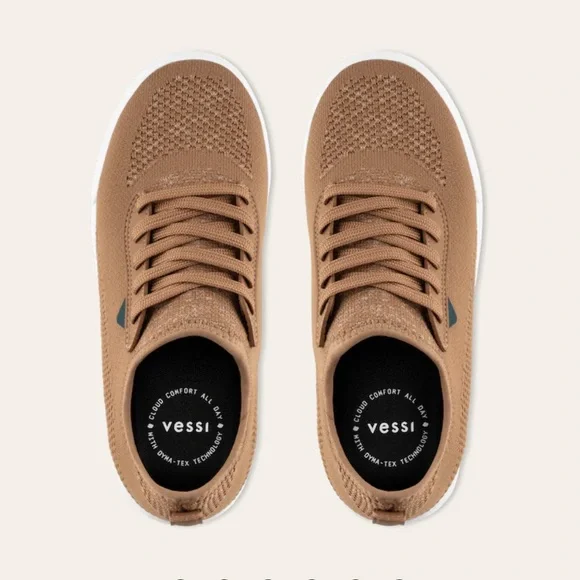 ‼️final no offers ‼️NEW Vessi Weekend sneakers oak brown sz 6 - Picture 5 of 13
